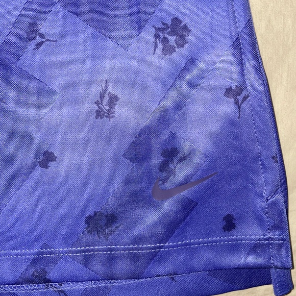 NWT-Nike Women's Dri-Fit Victory Golf Polo Sz Small Sapphire/Dark Purple Dust - Picture 4 of 4